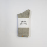 Grey Basic Crew Length socks