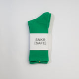 Dark Green Basic Crew Length socks