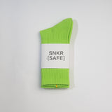 Green Basic Crew Length socks