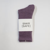 Light Purple Basic crew length socks