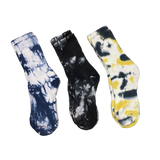 Tie Dye Socks Crew Length - Pack of three